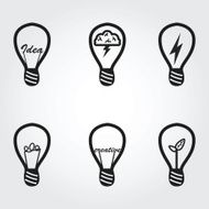 Light bulb icons