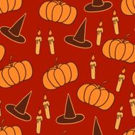 Orange halloween background