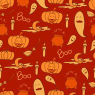 Orange halloween background N2