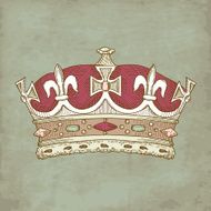 crown doodle N48