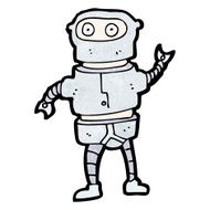 Cartoon Robot N436