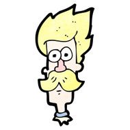 cartoon blond mustache man N4