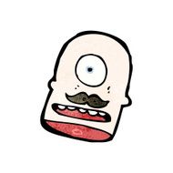 cartoon cyclops head N7
