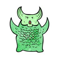 Cartoon monster N202