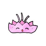 lotus flower cartoon character N6