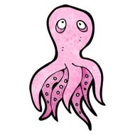 Cartoon Octopus N135