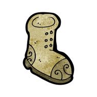 cartoon old boot N23