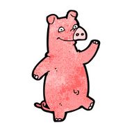 cartoon funny pig N2