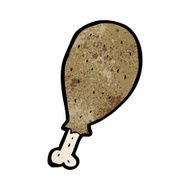 Cartoon Chicken Leg N40