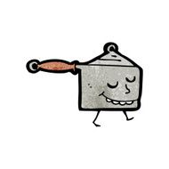 cartoon saucepan N25