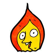 cartoon fire character N7