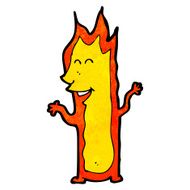 cartoon fire character N8