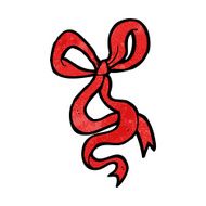 cartoon decorative bow N15