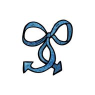 cartoon decorative bow N16