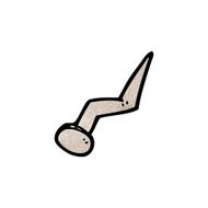 cartoon iron nail N2