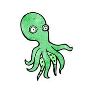 Cartoon Octopus N136
