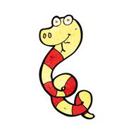 cartoon poisonous snake N37