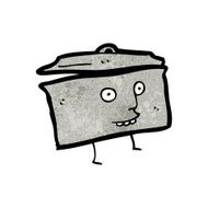 cartoon kitchen pan N24