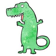 cartoon dinosaur N229