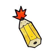 Cartoon Pencil N124