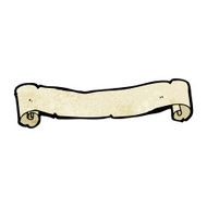 scroll banner cartoon N7
