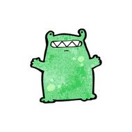 Cartoon monster N204