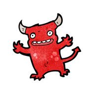 Cartoon monster N208