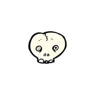 Cartoon Skull N118