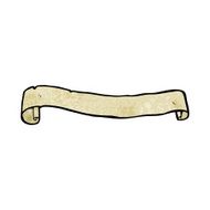 cartoon scroll banner N29