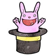 cartoon rabbit in hat trick N5