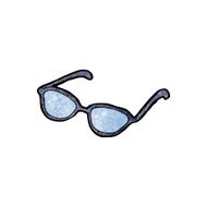 Cartoon Glasses N76