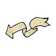 decorative scroll arrow cartoon N8