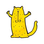 funny cartoon cat N261