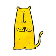 funny cartoon cat N263