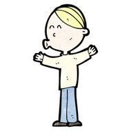 cartoon impressed man N3