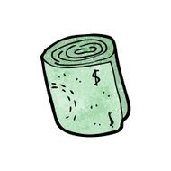 cartoon roll of cash N2