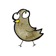 cartoon little bird N36