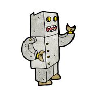 Cartoon Robot N437