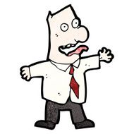 cartoon insane boss N5