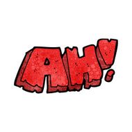 cartoon comic book ah! scream