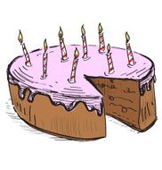 Birthday Cake With Candles N11