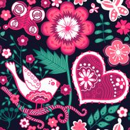 Colorful Nature Doodle Background N2