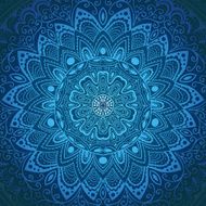 Blue Doodle Background