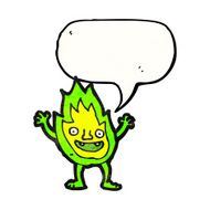 little flame creature cartoon N6