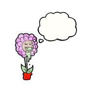cartoon carnivorous flower N13