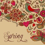 Spring Background Doodle N2