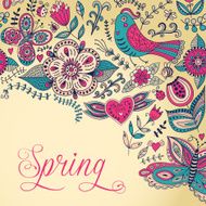 Spring Background Doodle N3