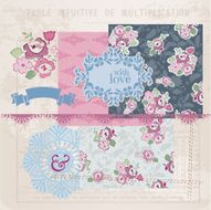Floral Scrapbook Background