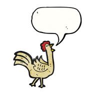 cartoon cockerel N46