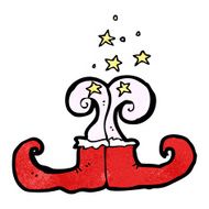 cartoon magic christmas shoes N4